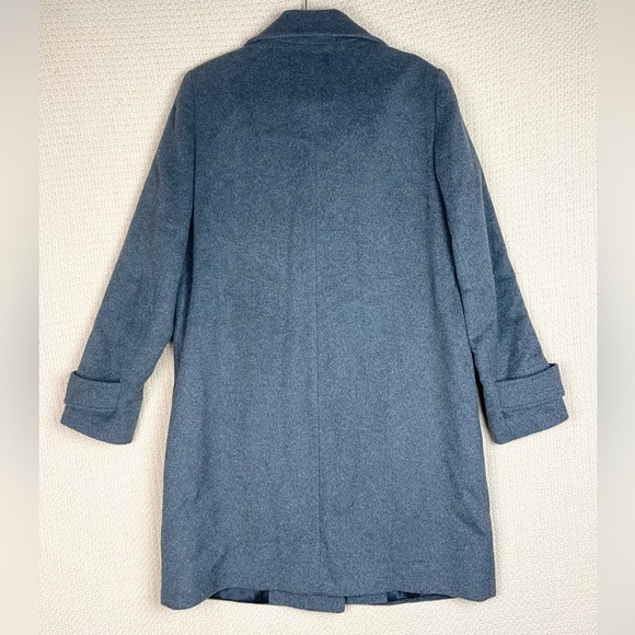 Sam Edelman Gray Pea Coat Classic Double-Breasted Style Size 12 - Picture 2 of 7